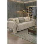 Lavinya Polar Koltuk Örtüsü 170X210 Cm Bej