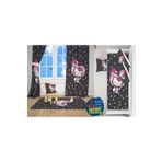 Lavisa Hello Kitty Model Dijital Baskı 2 fon Perde & Yatak Örtüsü ve Yastık Kılıfı & Halı Çoçuk Takımı
