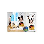 Lavisa Mickey Mouse Model Dijital Baskı 2 fon Perde & Yatak Örtüsü ve Yastık Kılıfı & Halı Çocuk Takımı