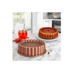 Laviss Eda Granit Döküm Tart Kalıbı Bordo 26Cm Dilimli Tart Turta Kalıbı