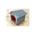 Lavista 49x47x50 cm Açık Gri Dış Mekan Kedi-Köpek Kulübesi