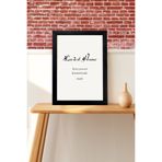Laviste Laviest Home 35x50 Çerçeve 35x50 Siyah Çerçeve 500 Parça Puzzle Çerçevesi Boş Fotoğraf Çerçevesi