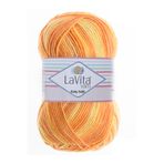 LaVita Yarn Baby Batik Çok Renkli El Örgü İpi %100 Akrilik 100gr (BY11 HARDAL SARI)