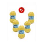 LaVita Yarn LaVita Velur Small Kadife El Örgü İpi %100 Polyester 250gr 5 ADET (2026 K.SARI)
