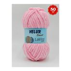 LaVita Yarn LaVita Velur Small Kadife El Örgü İpi %100 Polyester 50gr (4007 BEBE PEMBE)