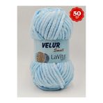 LaVita Yarn LaVita Velur Small Kadife El Örgü İpi %100 Polyester 50gr (5010 MAVİ)