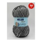 LaVita Yarn LaVita Velur Small Kadife El Örgü İpi %100 Polyester 50gr (6019 GRİ)