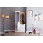 Lavo Askılıklı Aynalı Portmanto Ayakkabılık, 2 Kapaklı, 90 Cm