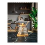 LAVORA Bambu Altlıklı ve Kaşıklı Cam Bal Kavanozu 480 ML
