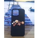 Lavreduar IPhone 15 Plus ile Uyumlu Sevimli Karikatürlü Telefon Kılıfı - Şirin Tasarım SWAETD Yumuşak Silikon, Darbeye Dayanıklı, Eğlenceli Komik Karakterli (complexbear)