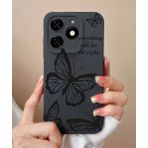 Lavreduar Tecno Spark 10 Pro İle Uyumlu Siyah Kılıf Üzerine UV Baskılı Desenli Telefon Kılıfı – Şık, Dayanıklı ve Hafif Koruma Kılıfı – Özel Tasarım ile Estetik Görünüm (everygood)