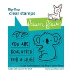 Lawn Fawn LF2564 I Love You(Calyptus) Parmak Arası Terlik 2X3 Şeffaf Damga Seti