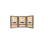 Lawrence Frames Antik Kalay 5 x 7 Açılabilir Triple Fotoğraf Çerçevesi – Boncuk Sınır Tasarım - Miktar - Seçenek