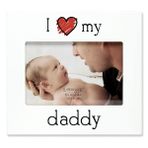 Lawrence Frames 'I Love My Daddy' Resim Çerçevesi, 15,6 x 10,5 cm, Beyaz