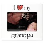 Lawrence Frames 'I Love My Grandpa' Resim Çerçevesi, 15 x 10 cm, Beyaz