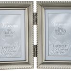 Lawrence Frames Kalay resim çerçevesi, menteşeli, 2 x 3 cm, antik görünüm, inci kenarlı