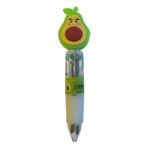 lawrenceshop 4 Renkli Avokado Tükenmez Mini Kalem Çoklu Tükenmez Kalem Mini Boy