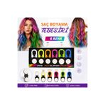 lawrenceshop 6 Renk Geçici Saç Boyama Tebeşiri Seti Hair Chalk Saç Renklendirme Boyası Çocuk ve Yetişkin Kullanımına Uygun