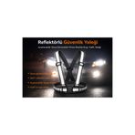 lawrenceshop Reflektörlü Güvenlik Yeleği Pratik Fosforlu Yelek Motor Bisiklet Gece Görünürlük
