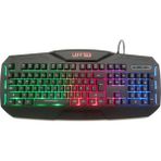 Lay-F Tech SC790 Kablolu Oyuncu Klavye RGB Gökkuşağı Tuş Formu Kare Oyun İçin Tasarlandı