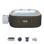 Lay-Z-Spa® Cabo Smart Hydrojet™ 6001R Enerji Tasarruflu Şişme Spa Havuzu, Mobil Uygulama Kontrollü, 4-6 Kişilik