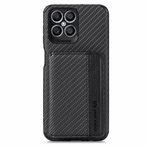 Laybomo Honor X8 için Cep Telefonu Kılıfı Deri Çanta Koruyucu Kılıf [Elyaf & Fotoğraf Çerçevesi] Case Kredi Kartı Kılıfları Mıknatıslı ve Ayaklı TPU Silikon Kılıf Kapaklı Kılıf Honor X8, B01 için