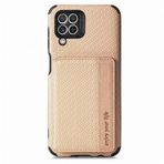 Laybomo Samsung Galaxy A22 4G için Cep Telefonu Kılıfı Deri Çanta Koruyucu Kılıf [Fiber & Fotoğraf Çerçevesi] Case Kredi Kartı Kılıfları Mıknatıslı ve Ayaklı TPU Silikon Kılıf Katlanır Kılıf Galaxy A22 4G, B05 için