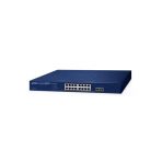 Layer 2 Web Smart Ethernet Switch 16-Port 10/100/1000T Ieee802.3af/At Poe+ Port (Port Başı