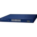 Layer 2 Web Smart Ethernet Switch 16 x 10/100/1000BASE-T port 2 x 100/1000BASE-X SFP yuva 16-Port 10/100/1000T + 2-Port