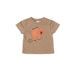 Layette Bg Store Erkek Bebek Bej T-Shirt