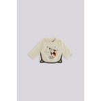 Layette Bg Store Erkek Bebek Ekru Sweatshirt - 2 Yaş
