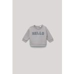 Layette BG Store Erkek Bebek Gri Sweatshirt