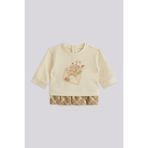 Layette BG Store Kız Bebek Ekru Sweatshirt