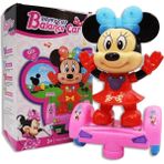 Layfhex Denge Arabasında Dans Eden Işıklı Sesli Minnie Mouse Kız Bebek Oyuncak