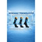 Laykmayk Kokmaz Teknolijisi Siyah Tenis Çorap-LYKM04