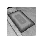Layla Copper Kare Gri Sihirli Su Emici Banyo Paspası Kaymaz Tabanlı Abdest Paspası Banyo Paspas 3mm 38*59