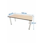 Laylay Toys Anaokulu Çocuk Masası (Akçaağaç) Anaokulu-Kreş-Çocuk Aktivite Masası Ahşap