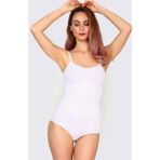 Layza Form 17500 Beyaz İp Askı Çıtçıtlı Kadın Body Korse
