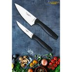 LAZBİSA Eco Serisi Mutfak Bıçak Seti Et Ekmek Sebze Pizza Salata Börek Şef Bıçağı 2 Li Set HDS-11