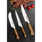 Lazbisa Hand Craft Mutfak Bıçak Seti Et Ekmek Sebze Salata Börek Bıçağı 3 Lü Set Hds-30