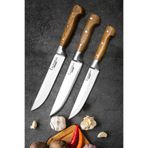 Lazbisa Hand Craft Mutfak Bıçak Seti Et Ekmek Sebze Salata Börek Bıçağı 3 Lü Set Hds-34