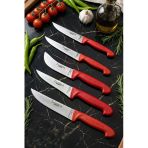Lazbisa MTF-016 Silver Serisi Mutfak Et Ekmek Sebze Meyve 5'li Bıçak Set