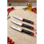 Lazbisa MTF-052 Soft Grip Mutfak Et Ekmek Sebze Bıçağı 3'lü Bıçak Set