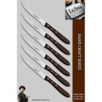 Lazbisa MTF-058 Hand Craft Serisi Steak Et Mutfak Restoran Et Steak 6'lı Bıçak