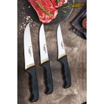 LAZBİSA Platinum Serisi Mutfak Bıçak Seti Et Ekmek Sebze Salata Börek Şef Bıçağı 3 Lü Set HDS-55
