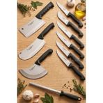 Lazbisa Silver Pro Serisi 10 Lu Mutfak Bıçağı Et Ekmek Sebze Soğan Börek Mutfak Bıçak Seti Siyah Sap (MFP-001)