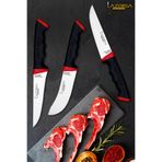 Lazbisa Soft Serisi Mutfak Bıçak Seti Et Ekmek Sebze Pizza Salata Börek Şef Bıçağı 3 Lü Set Hds-15