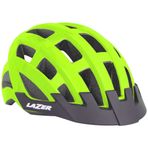 Lazer Flash Sarı 54-61 cm Kask Işığı Hediyeli Compact Bisiklet Kaskı