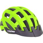 Lazer Flash Sarı 54-61 cm Kask Işığı Hediyeli Compact Bisiklet Kaskı