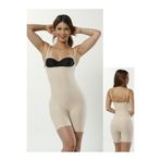Lazer Kesim 2 Beden Incelten Tam Boy Hayalet Kadın Korse, Ten, 2XL, TYBVS3HJXTDSXR4907